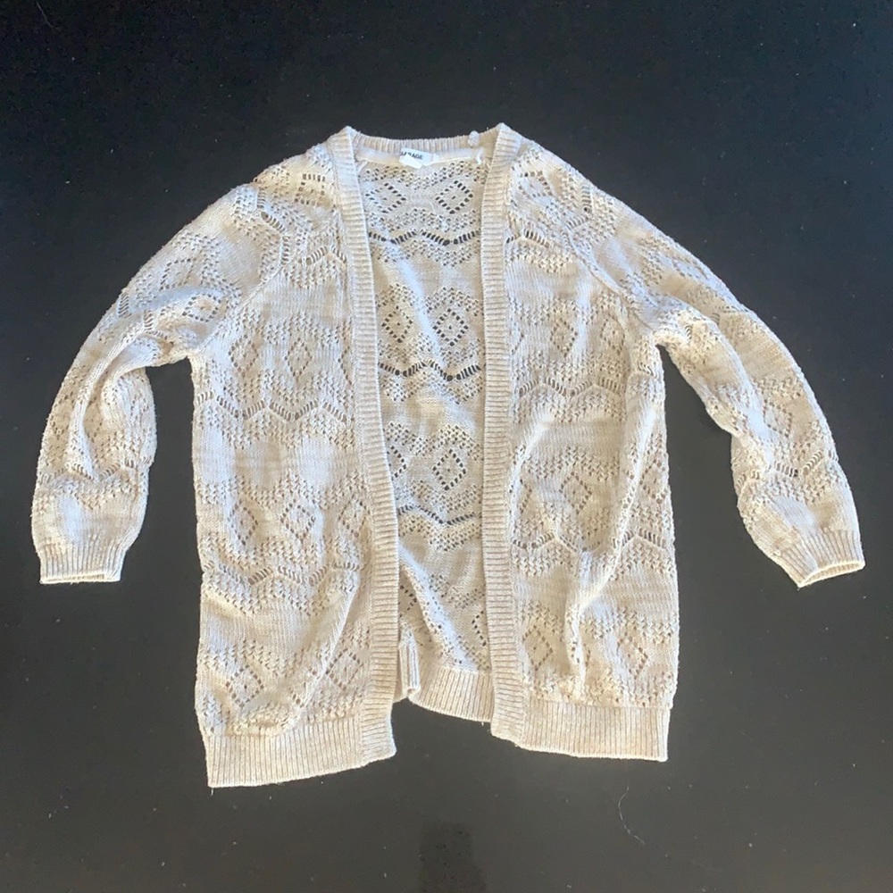 Garage Cream Patterned cardigan